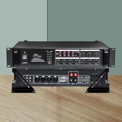 Steel 2 Amp Amplifier Rack Coated by Black Powder Used for Car Audio
