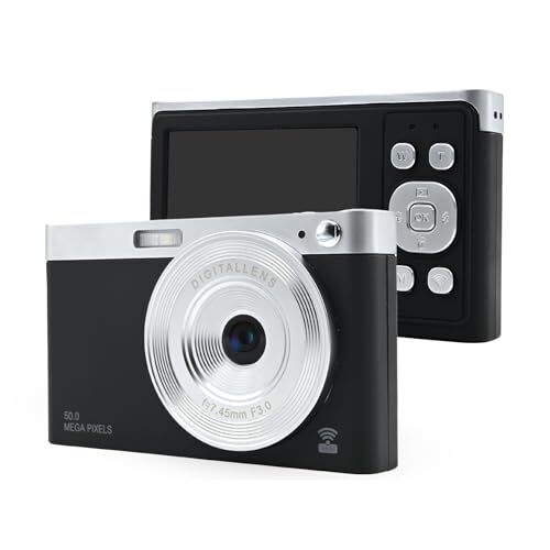 KEIYO Wi-Fi Digital Camera Black AN-DC003 (BK)