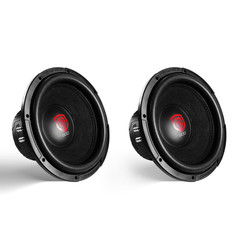 PRORECK 610 10″ Wired Subwoofer Pair Dual 2 Ohm 1800 Watts Loudspeaker Bass
