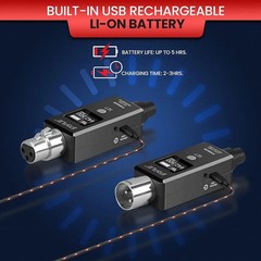 Pyle Multifunctional UHF Wireless Adapter for Signal Transmission & Reception