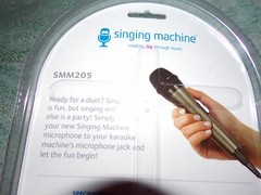 SMM 205 SINGING MACHINE Microphone w/ 10 Ft Chord + Adapter – NEW IN BOX