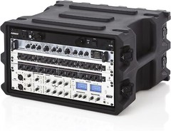 Gator Cases Pro Series Rotationally Molded 6U Rack Case with Standard 19″ Depth