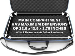 CM DJ Controller Case for Pioneer DJ DDJ-SB3 DJ Controller and Accessories