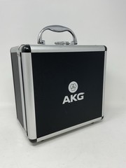 AKG P220 Condenser Microphone With Shock Mount And Metal Case.