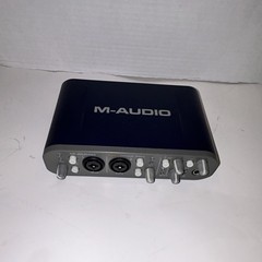 M-Audio Fast Track Pro Digital Recording Interface MIDI 2.0 Audio /No Ac Adapter