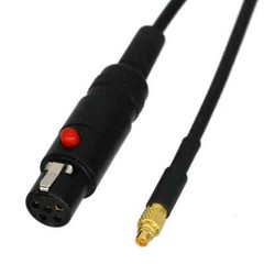 Mini-XLR 5-Pin TA5F jack 6FT RF cable For Earset Microphone Bodypack Transmitter