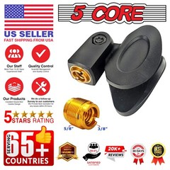 5 Core Microphone Clip Holder 6 Pieces with Screw Adapters 5/8 to 3/8 Inch