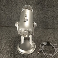 Blue Yeti USB Microphone Silver Condenser Mic USB Cable Cable Podcasting Stream