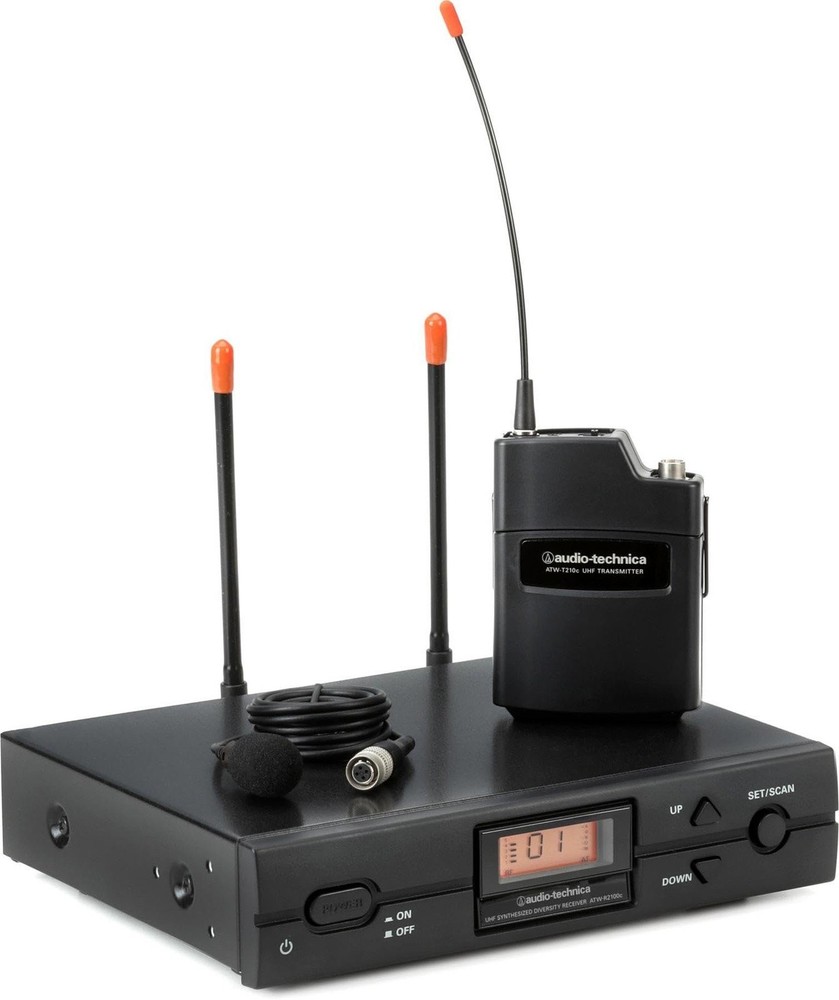 Audio-Technica ATW-2129b Wireless Lavalier Microphone System – S Band -OPEN BOX