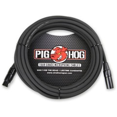 Pig Hog PHM25 25′ ft XLR 8mm Tour Grade Mic Cable (10-Pack)