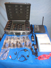 Listen Technologies LR-400-072’s – 2 Transmitters LT-700-072 & LT-800-072 -Case