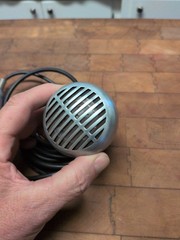 VINTAGE SHURE 520 GREEN BULLET Harp MIC Harmonica