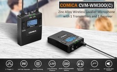 Comica Wireless Microphone System, CVM-WM300(C) 96-Channels UHF Professional