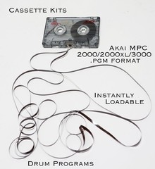 Akai MPC 3000 2000XL Format Floppy Disk Disks Sample Library Tape Drums Volume 1