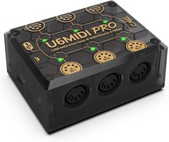 Plug-and-Play USB MIDI Interface: 3-in-3-Out for Seamless Music Production