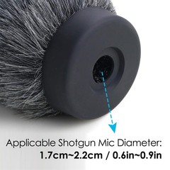 NTG3 Microphone Windscreen – Deadcat/Windmuff for Rode NTG-3, Sennheiser MKH4…