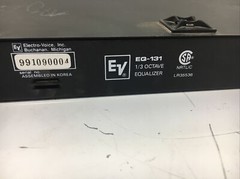 Electro-Voice EV EQ-131 31 Band 1/3 Octave Mono Graphic Equalizer XLR, 1/4″ TRS