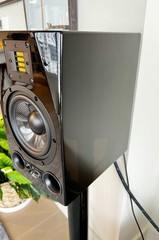 TWO ADAM Audio A7X Powered Studio Monitor Speakers Pair Tested Working