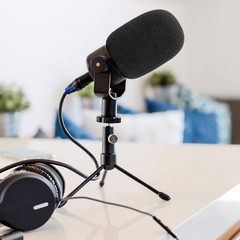 Podmic Pop Filter Foam Cover – Mic Windscreen Wind Cover Customized for Rode Pod