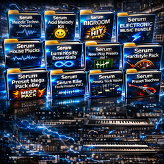 Serum Preset Mega Pack 14,000 Sounds Techno House Rave Hardstyle Dj Producer