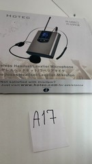 Hotec UHF Wireless Microphone System Dual Headset Lavalier Lapel Mics H-U25