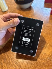 Flamma FV01 Corrector Vocal Effects Pedal Pitch Correction Reverb Delay Red
