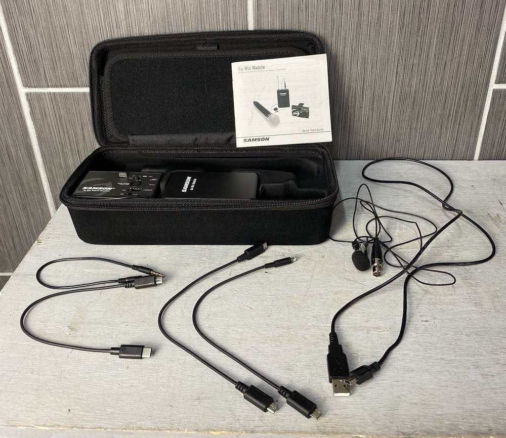 Samson Go Mic Mobile Lavalier Wireless System for Smartphones NO HANDHELD MIC