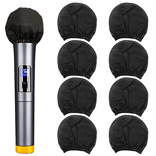 200 Pcs Microphone Cover Disposable Mic Windscreen Protective Cap Cover for KTV
