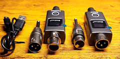 Bietrun WXM29 Wireless XLR Microphone System TX/RX Open Box Powers On