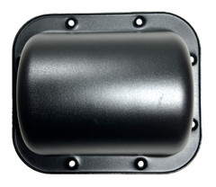 (2) Two Black Heavy Duty Small 6″ x 7″ Metal Recessed Bar Handles w/ Grip 13 ga