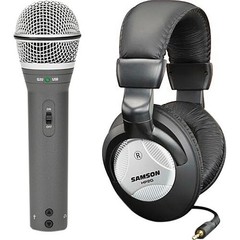 Samson Q2U Rugged Wired Dynamic Microphone – Gray
