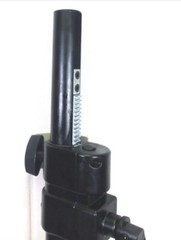 Two (2) LASE 201C Crank-up Speaker Stand with Folding Hand Crank.