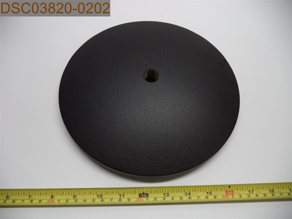 Konig & Meyer Base, LK1 03-40-230-00, Black, 9-3/4″ DIA, 3/4″Wide, 3/4″DIA HOLE