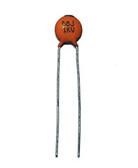 100pc Disc Ceramic Capacitor 68pF 1KV J ±5% NP0 Pitch=5mm RoHS Taiwan NPO