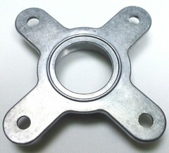 Flange Adapter 1 3/8″-18 for 1″ Bolt-On Horn Flare with 4 Hole (Aluminum Metal)