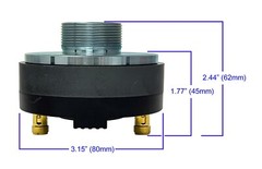 2 MB Acoustics replacement Drivers for ALTO TS310 312 315 +2 TMC Audiophile Caps