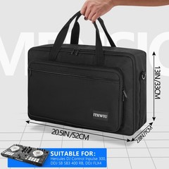 Padded DJ Controller Case for DDJ FLX4, DDJ SB SB3 400 RB, Hercules DJ Contro…