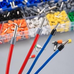 800 Pcs Wire Ferrule Connectors Kit, AWG 22-10 Ferrules Terminals…