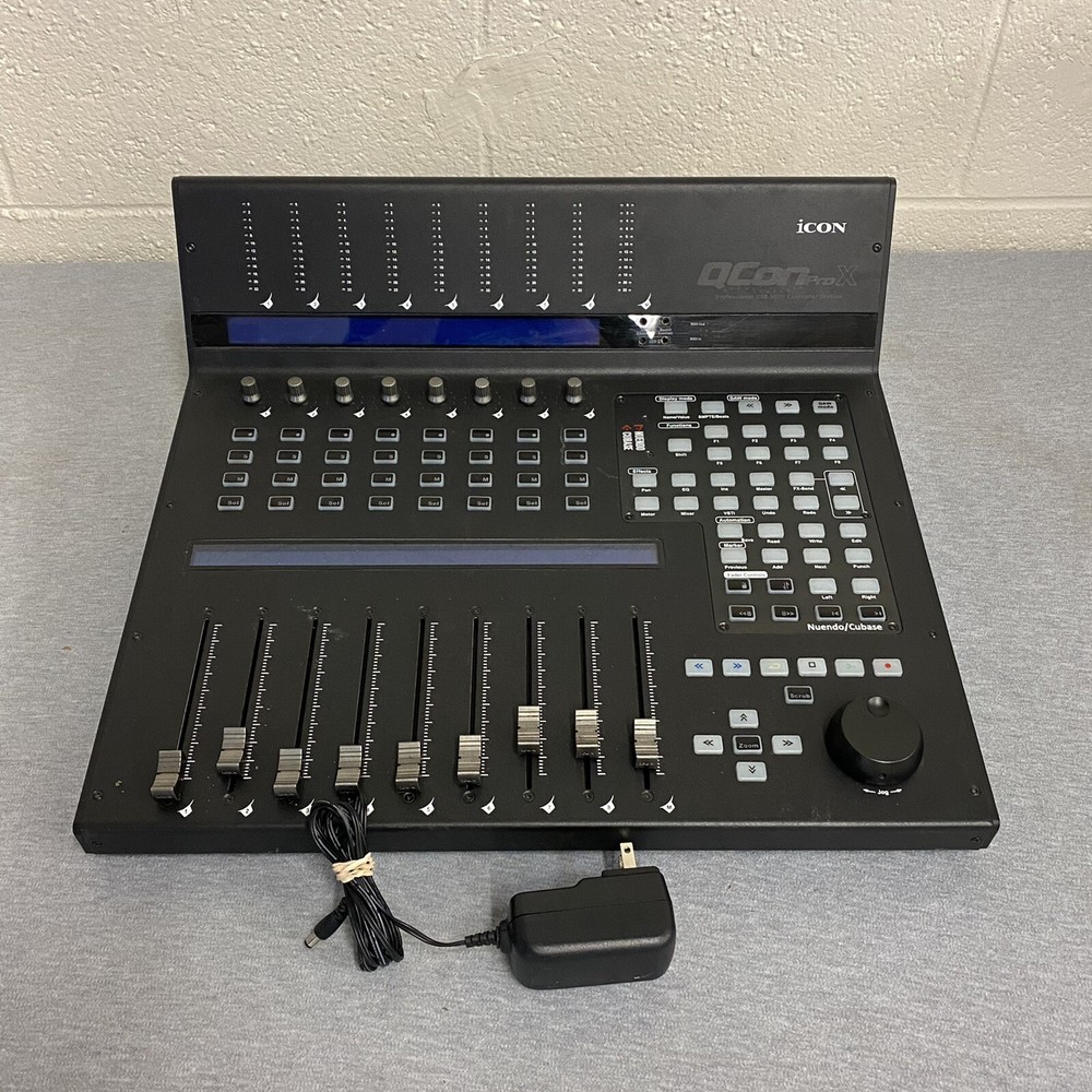 Icon QCon Pro X USB MIDI Control Surface DAW Controller w/ Motorized Faders