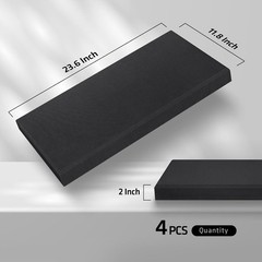 Eco-Friendly 2″ Thick Sound Absorbing Panels – Perfect for Studios & Offices