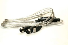 USB to MIDI Midi-In Midi-Out Musical Device Interface Cable