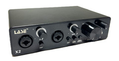 LASE X2 USB Audio Studio Interface 2-IN, 2-OUT for Recording Live Sound DJ