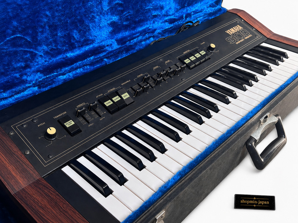 Yamaha SK10 1970s Vintage Analog String Organ Brass Synth Tested w/ Case japan