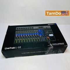 Zoom LiveTrak L-12 Digital Mixer Recorder, 12-Channel, USB Audio Interface