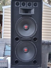 Rockville RSG 15.24 & Electro-Voice ELX215 Speakers, Behringer SX2442FX Mixer