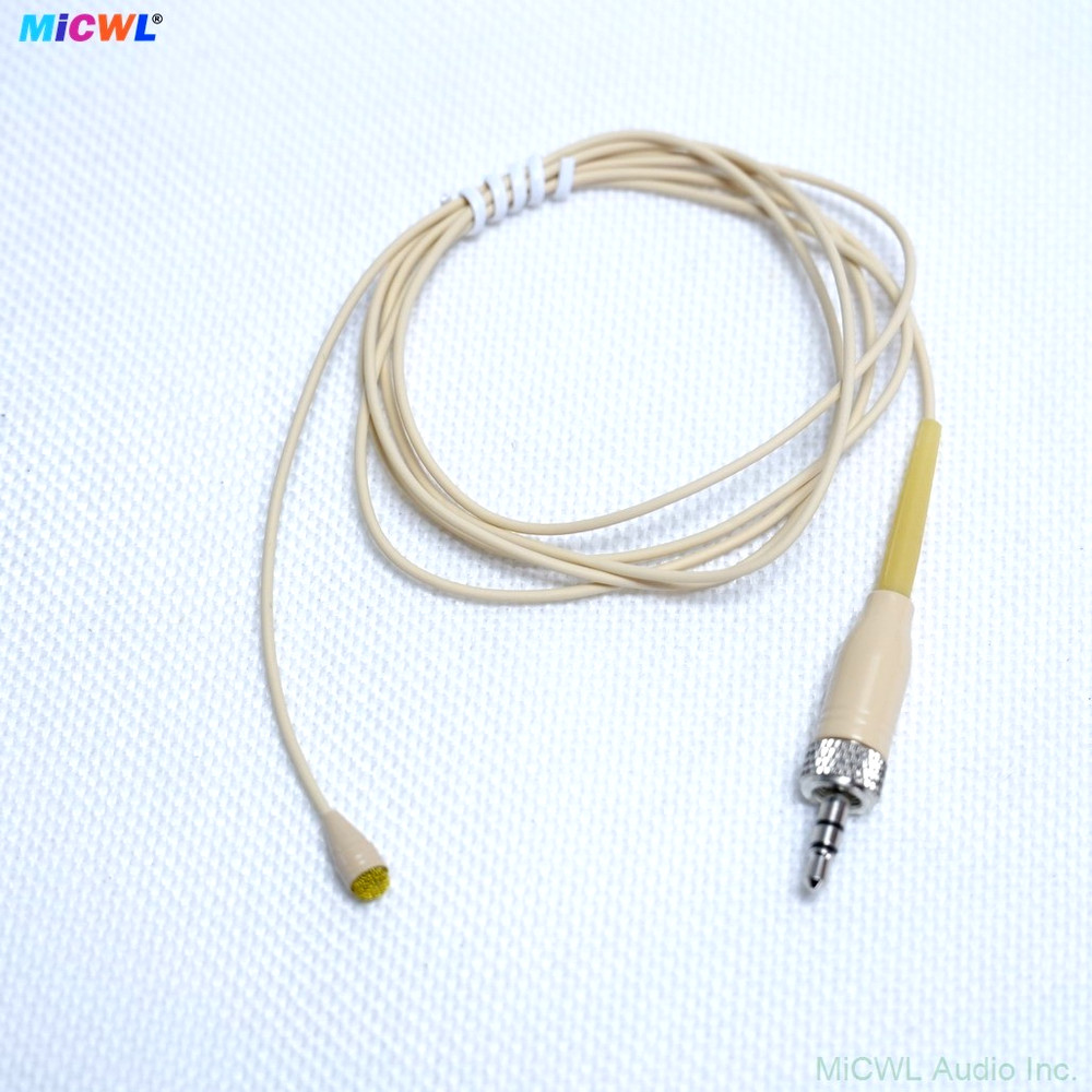 Replacement Lavalier Microphone Fits Sennheiser G2/G3/G4 Bodypack Gold Mic Head