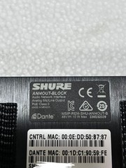 Shure ANI4OUT-BLOCK Dante Interface