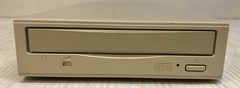 UNBRANDED SCSI EXTERNAL CD ROM DRIVE TESTED WORKING STEEL BODY USED NO CABLES