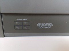 Sony CCP-1410F Audio Cassette Duplicator Monaural 16x Ferrite Heads *New, OB