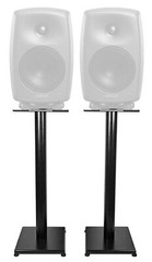 Pair Rockville 29″ Black Steel Speaker Stands For Genelec 8040B Monitors